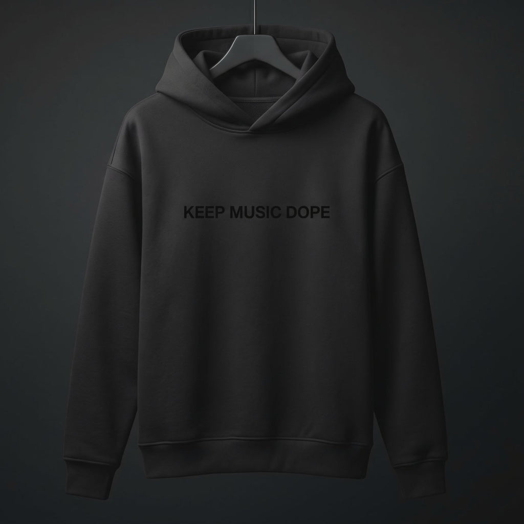 KEEP MUSIC DOPE Hoodie – Black
